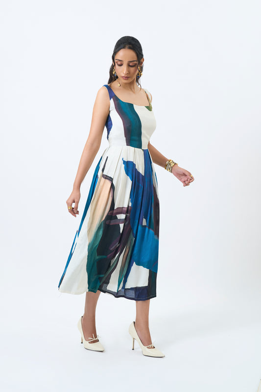 Blue leaf dress Blue leaf dress