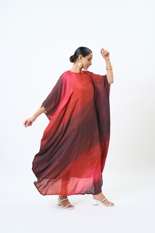 Red Rime kaftan dress Red Rime kaftan dress