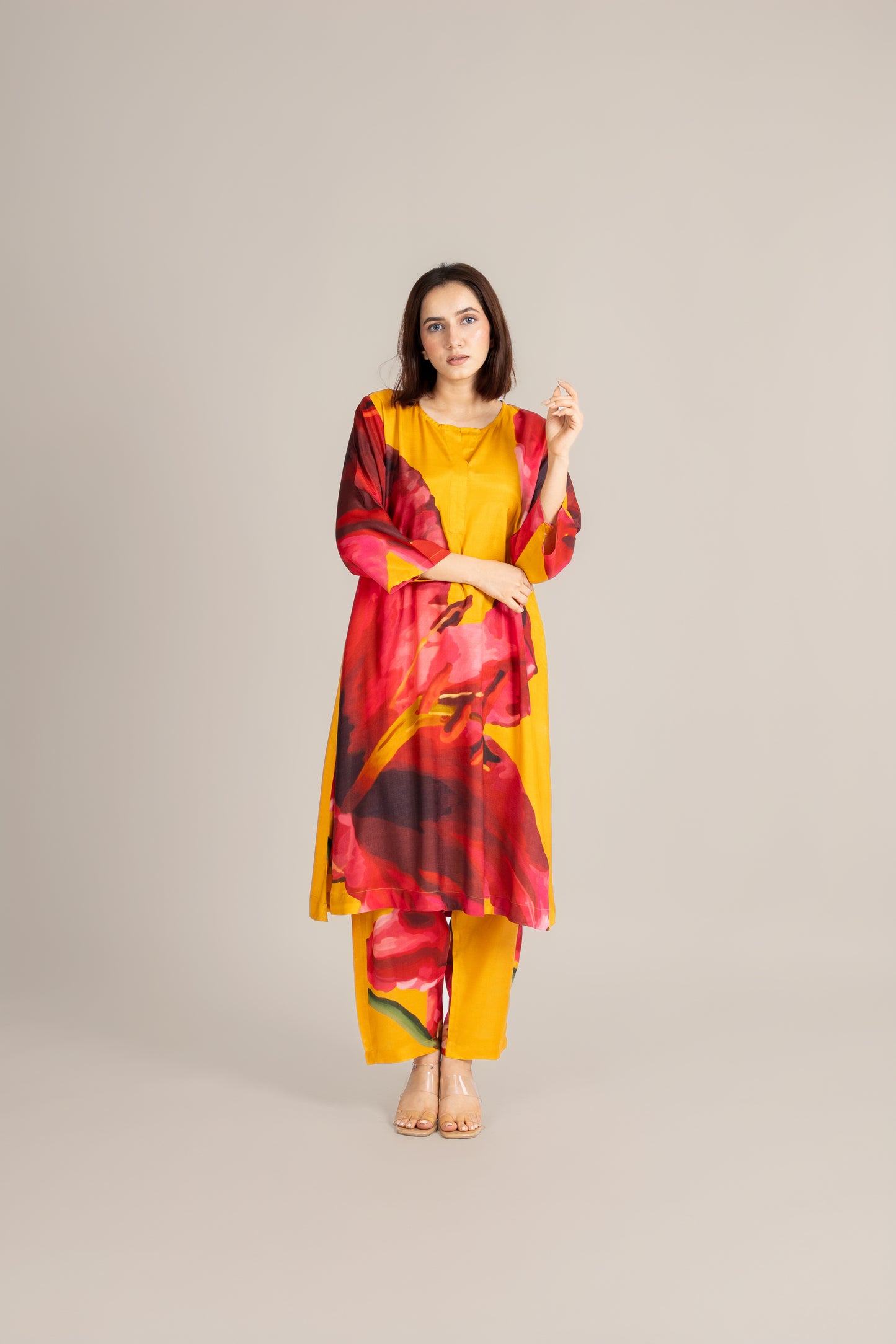 Sun petal placket set