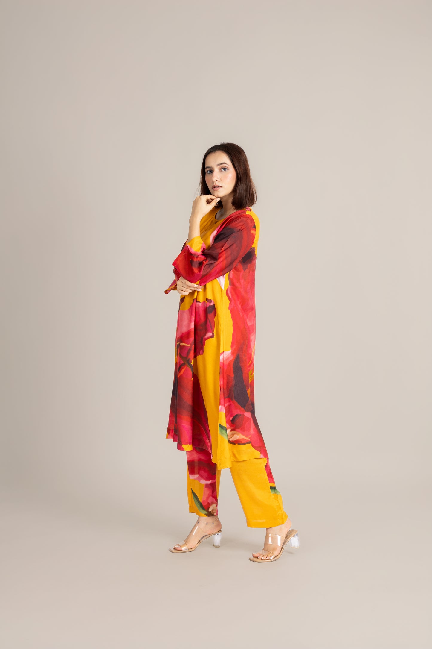 Sun petal placket set