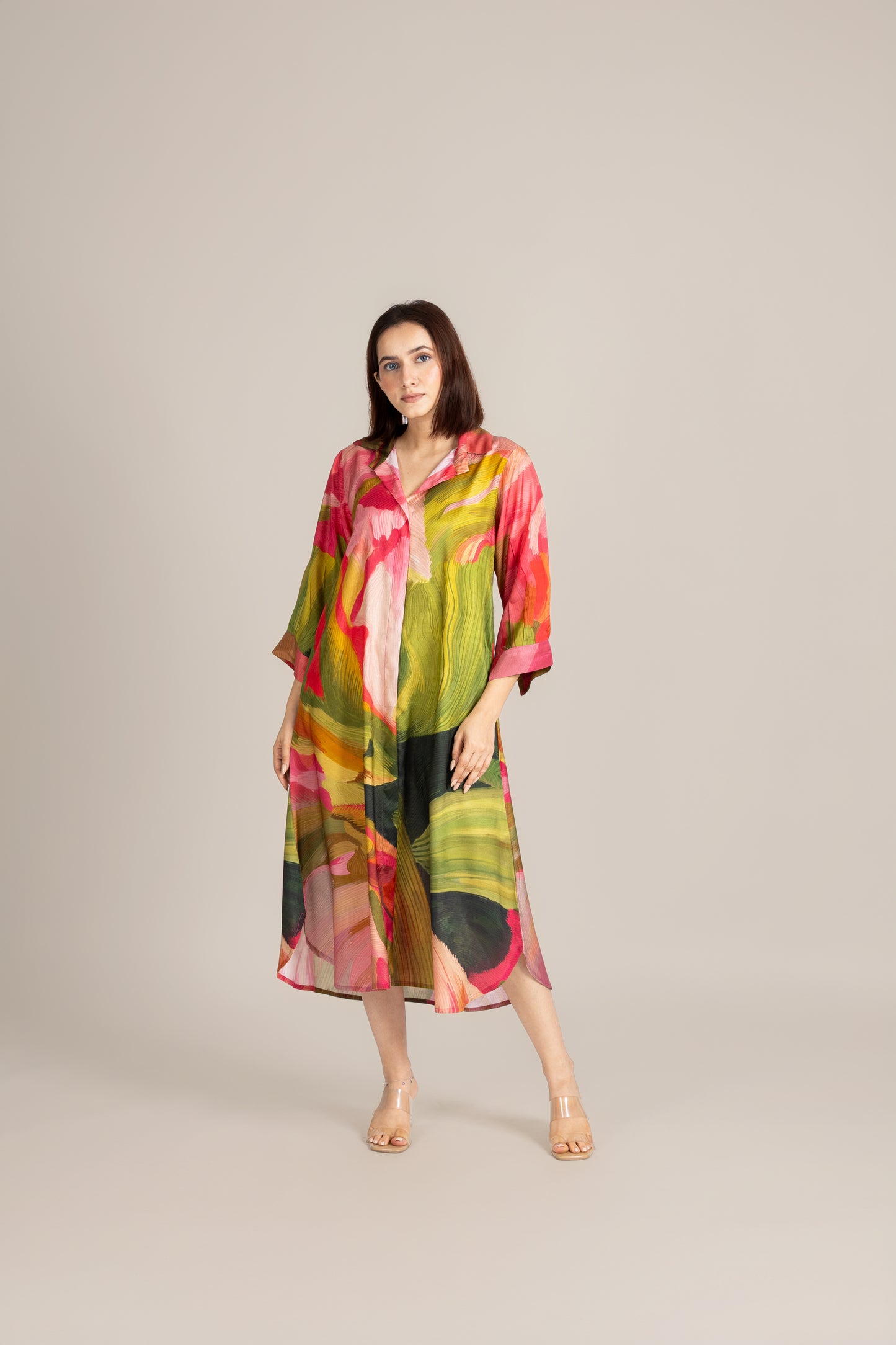 Palm line dress