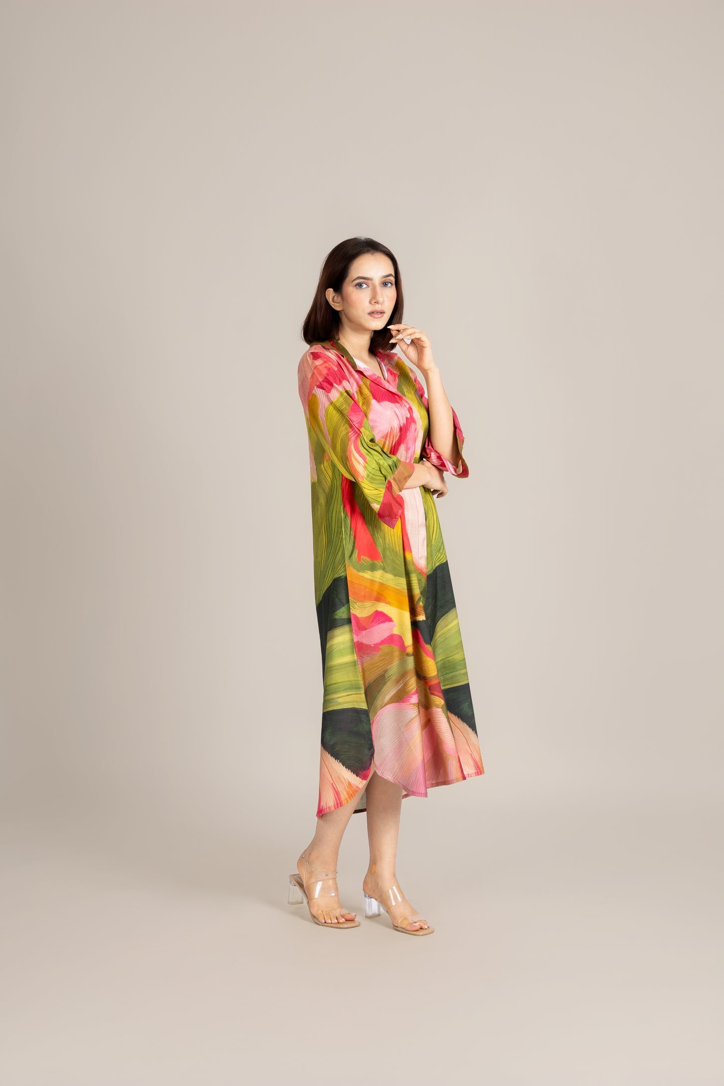 Palm line dress