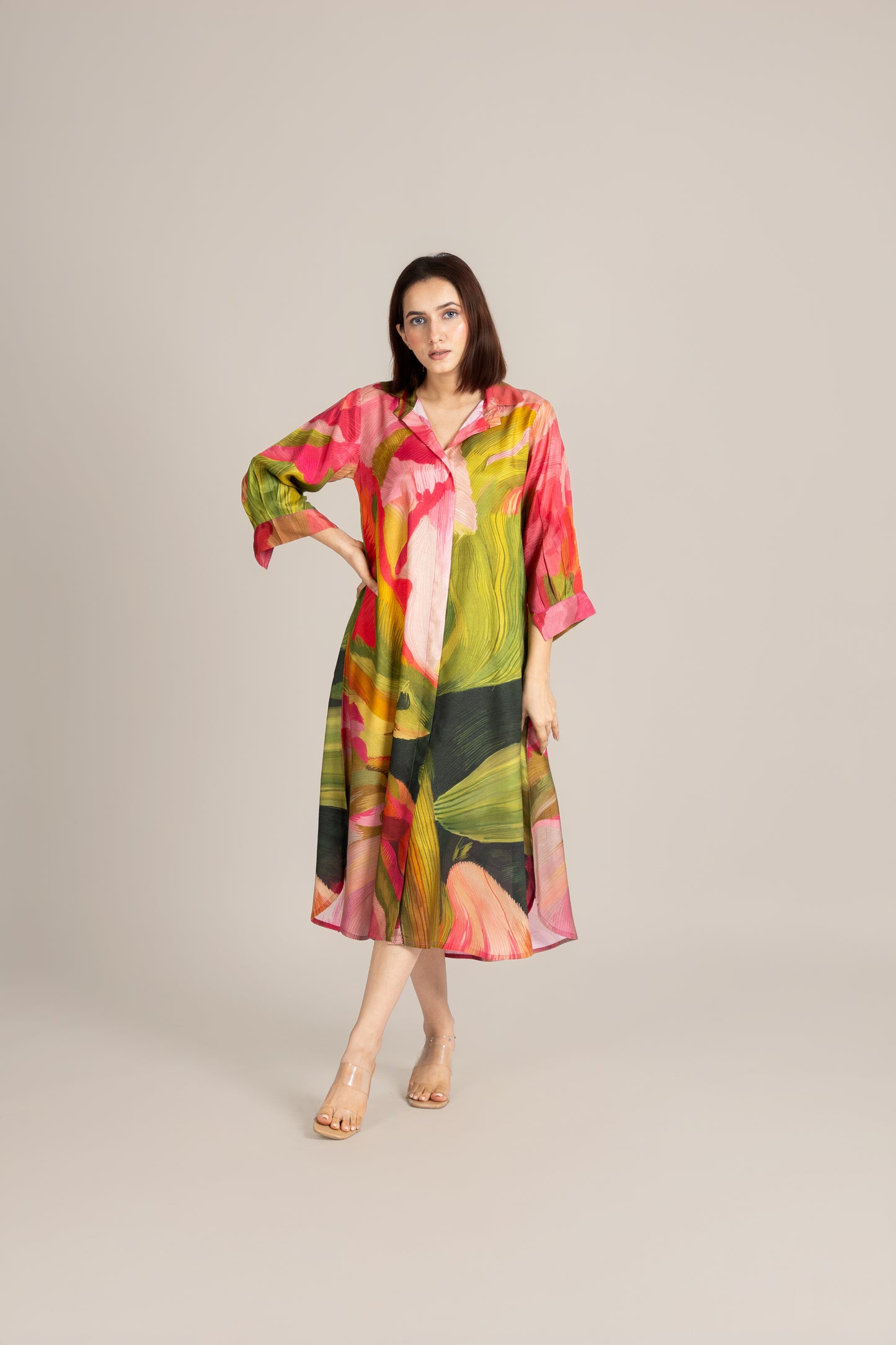 Palm line dress