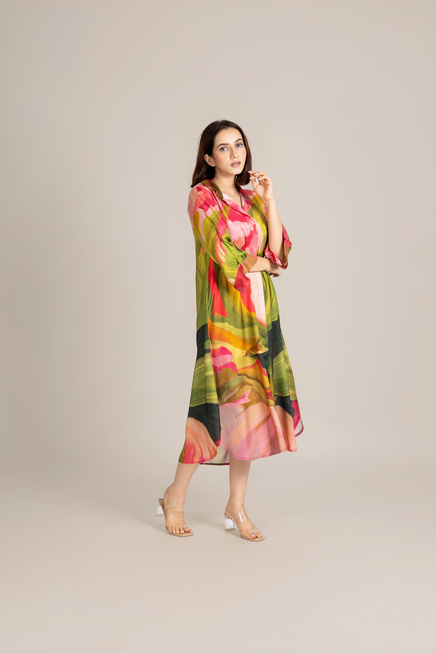 Palm line dress