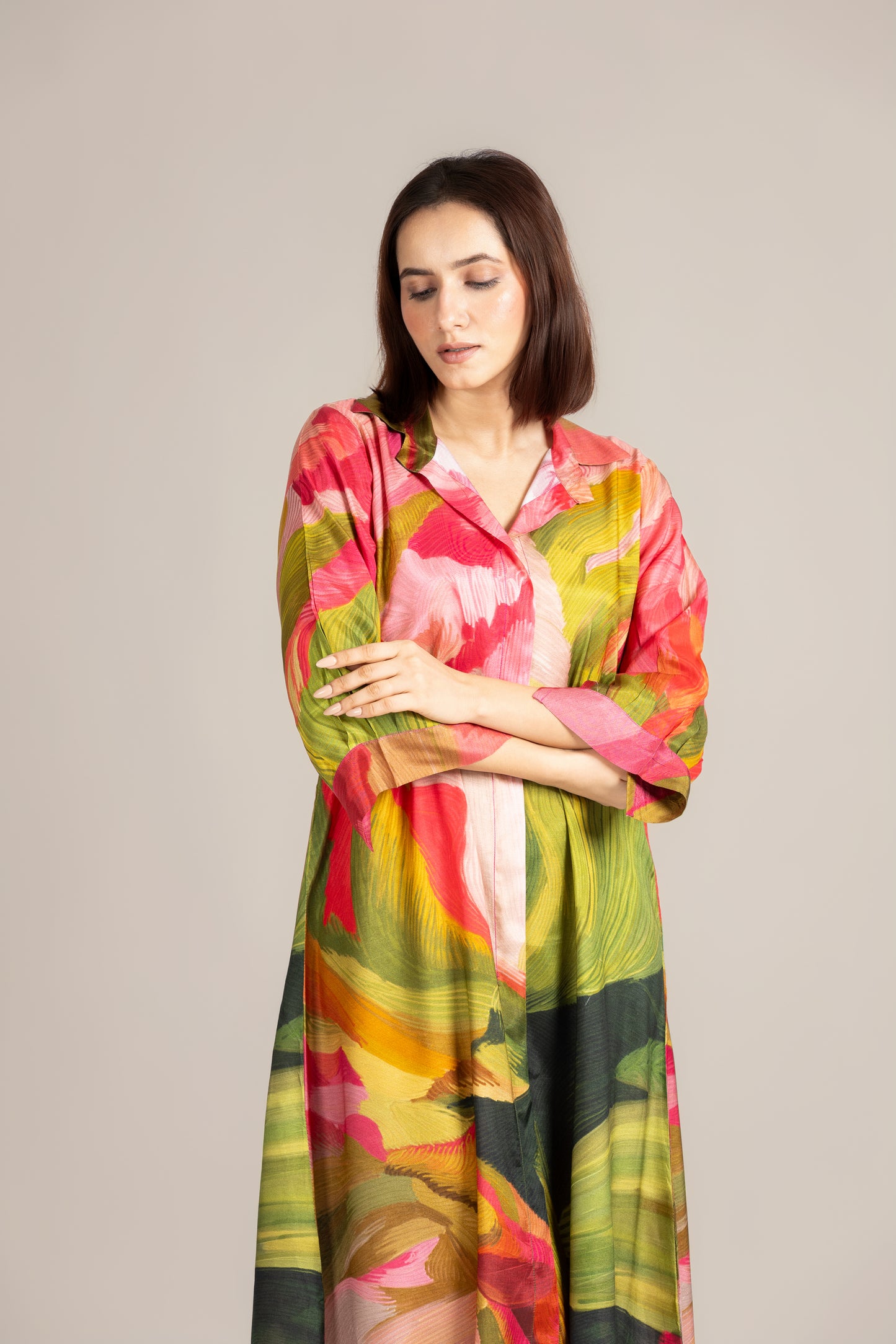 Palm line dress