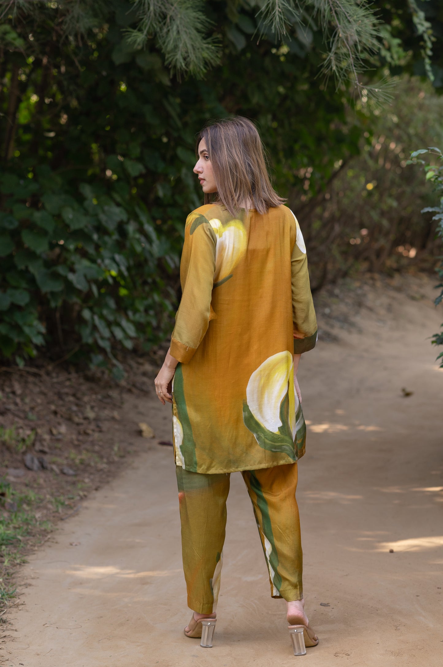 Cotton bud short kurta set