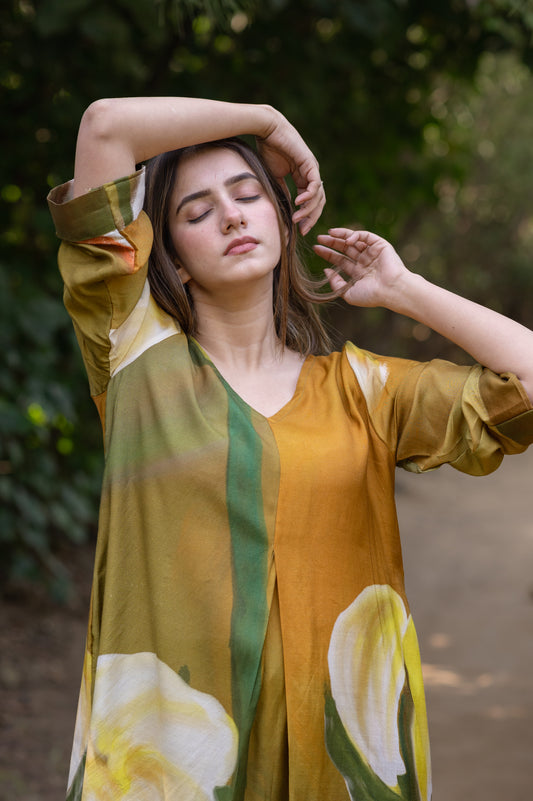 Cotton bud short kurta set Cotton bud short kurta set