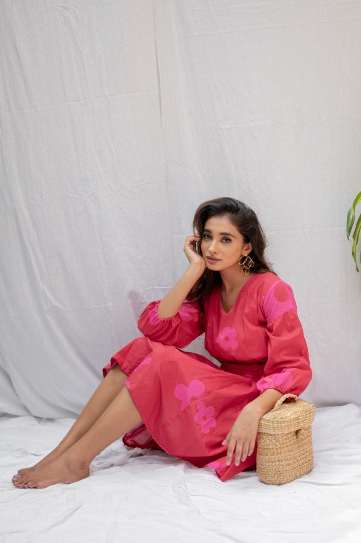Tonal Rise Dress