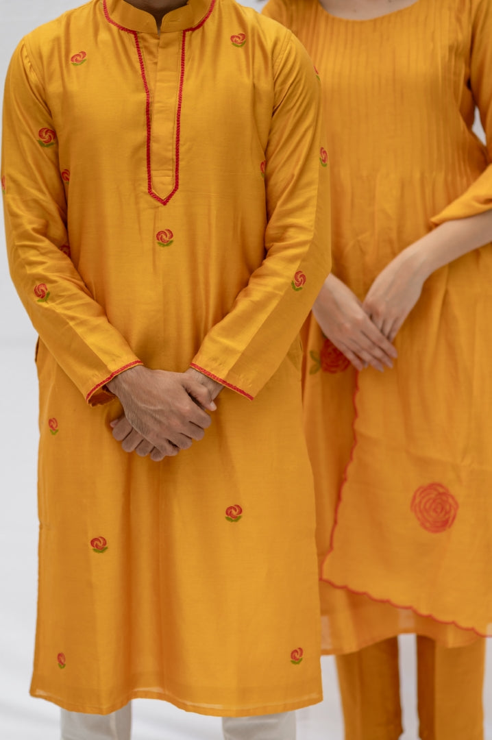 Yellow Rose kurta