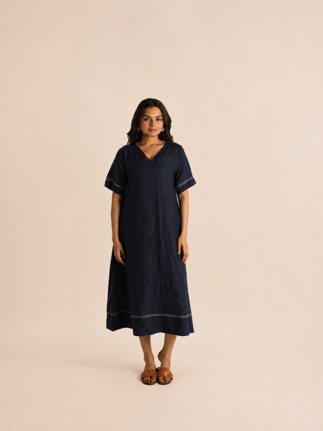 Airy linen dress
