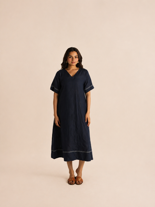 Airy linen dress