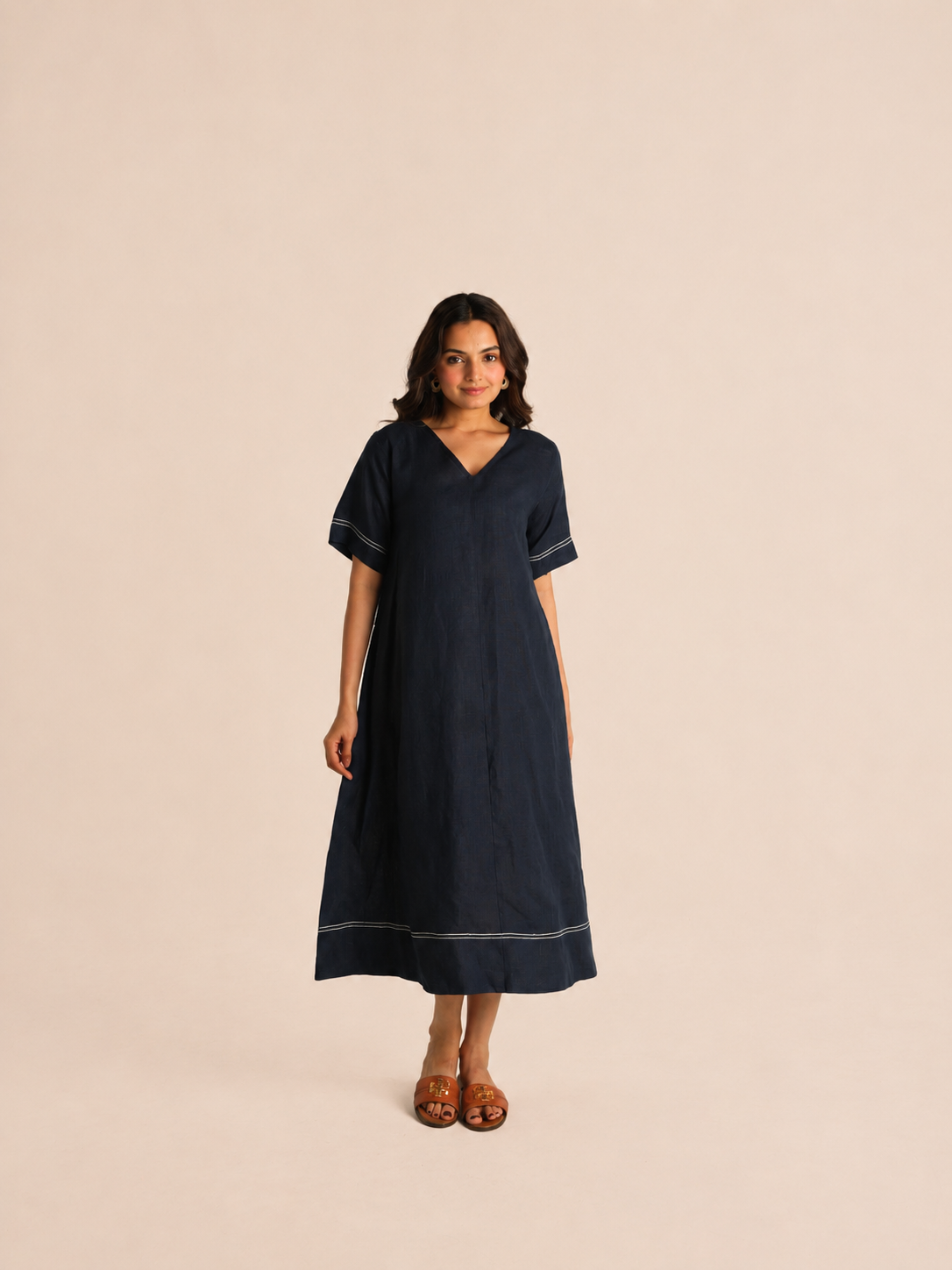 Airy linen dress