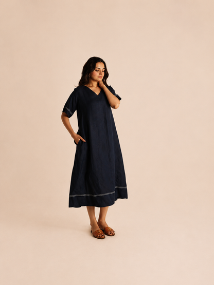 Airy linen dress
