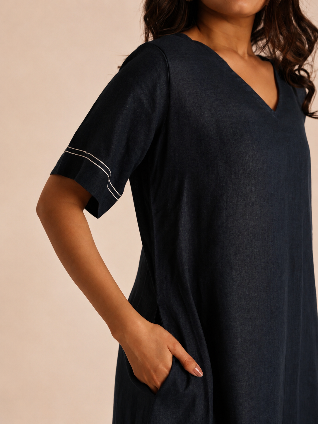 Airy linen dress