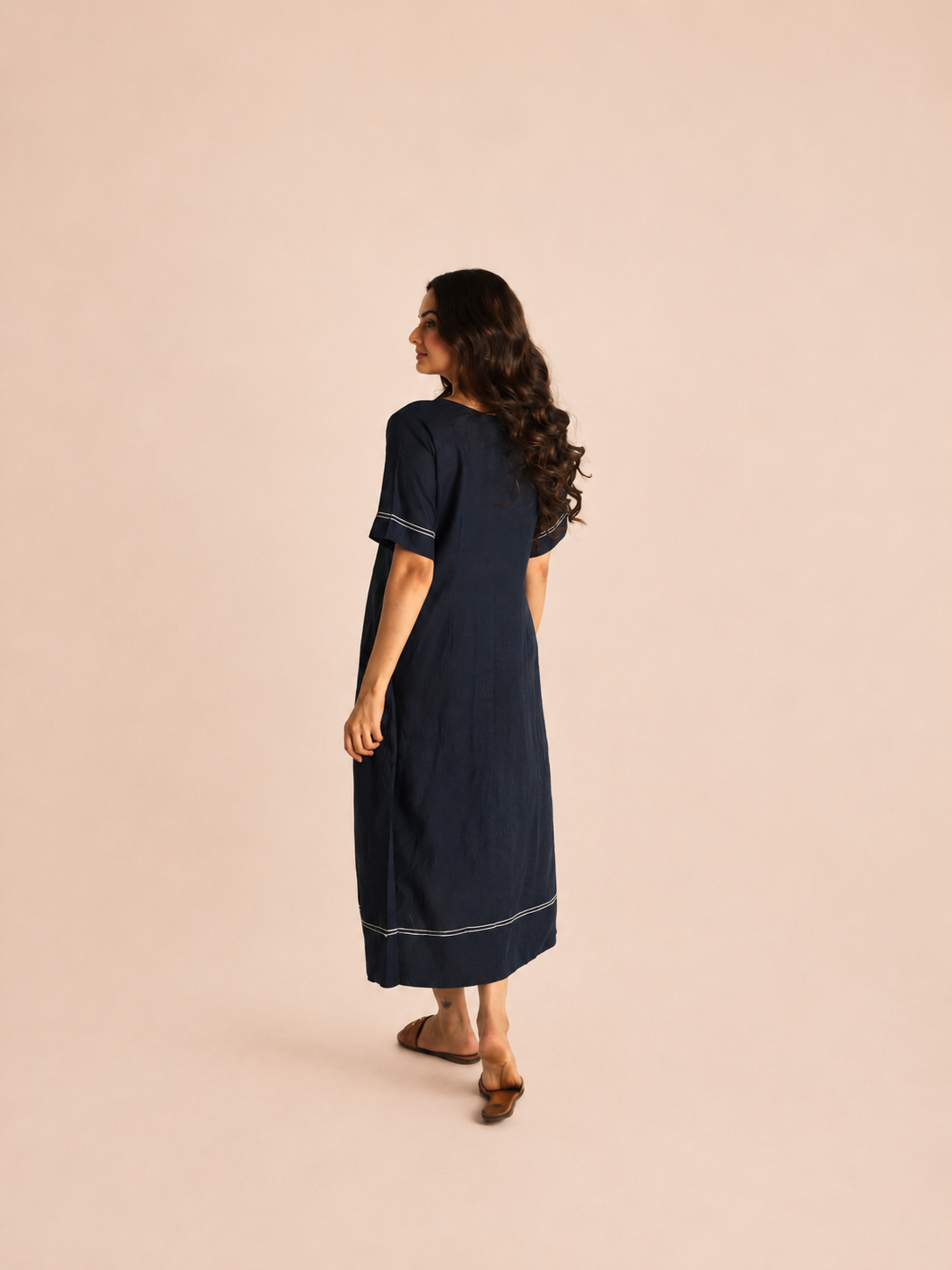 Airy linen dress
