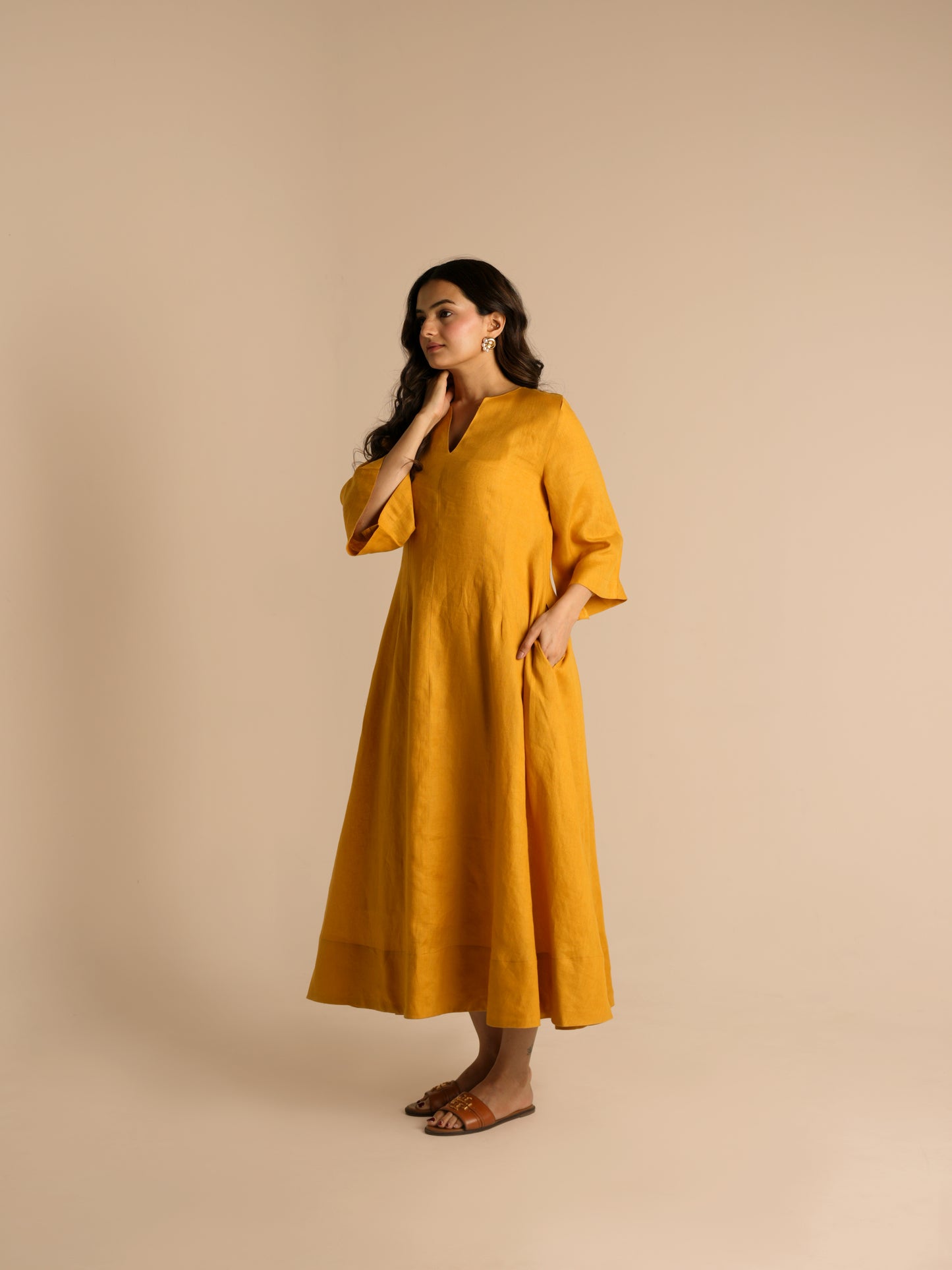 Sol linen dress
