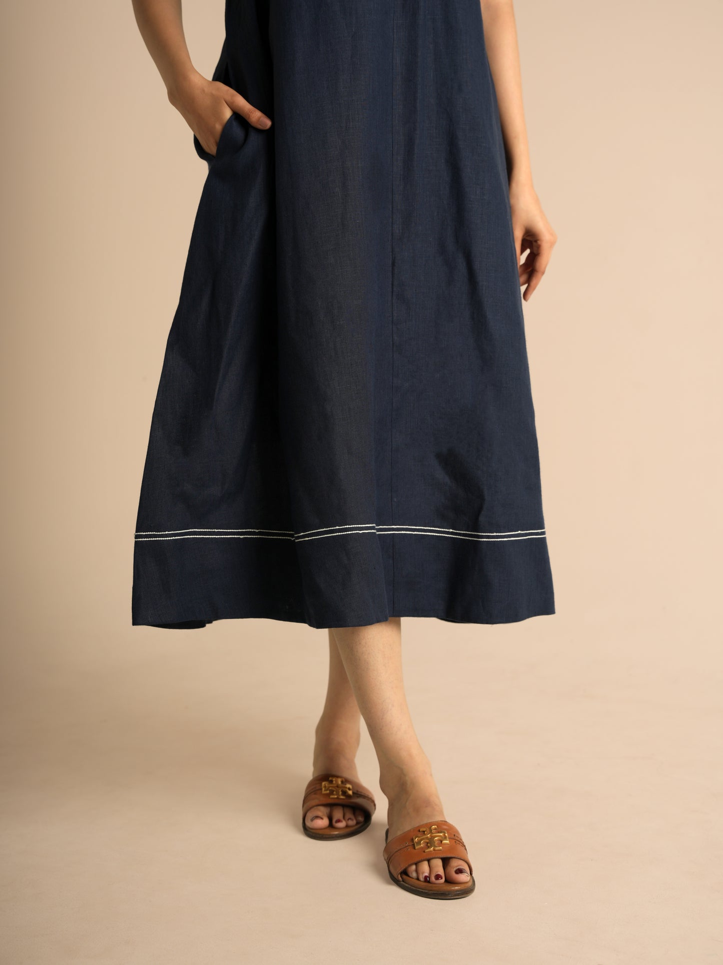 Airy linen dress