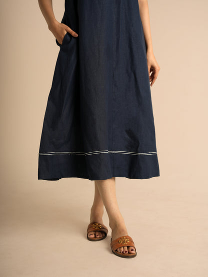 Airy linen dress