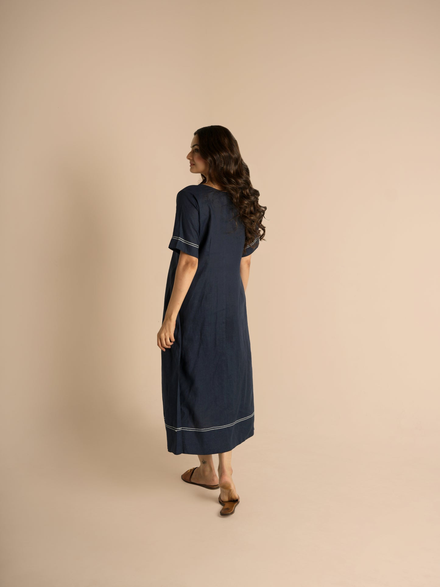 Airy linen dress