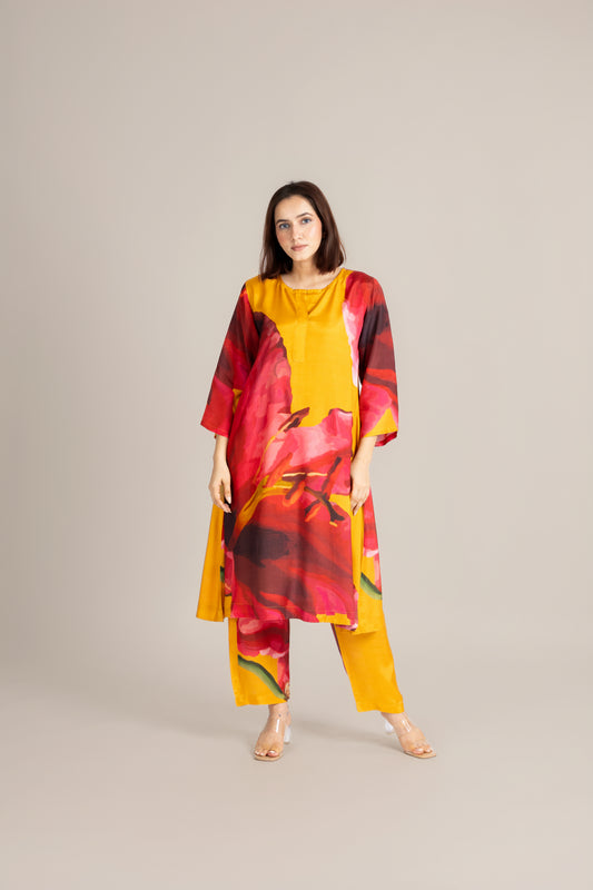 Sun petal placket set