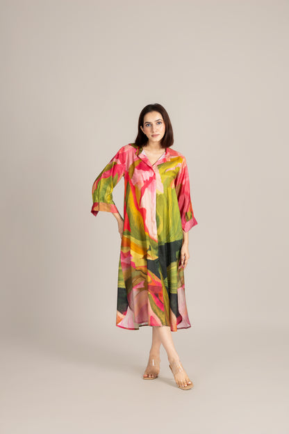 Palm line dress