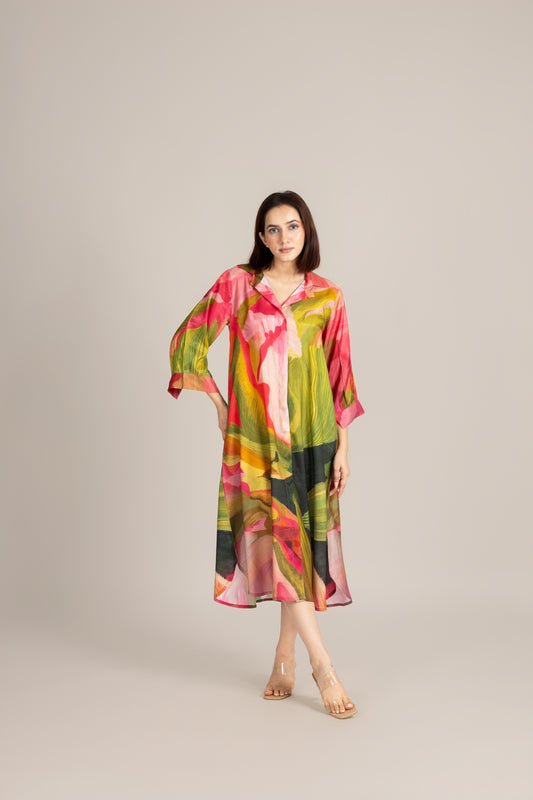 Palm line dress