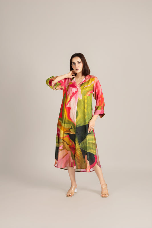 Palm line dress
