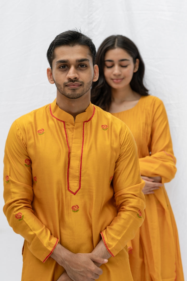 Yellow Rose kurta